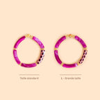 Bracelet Juhu - Monochrome Grenat