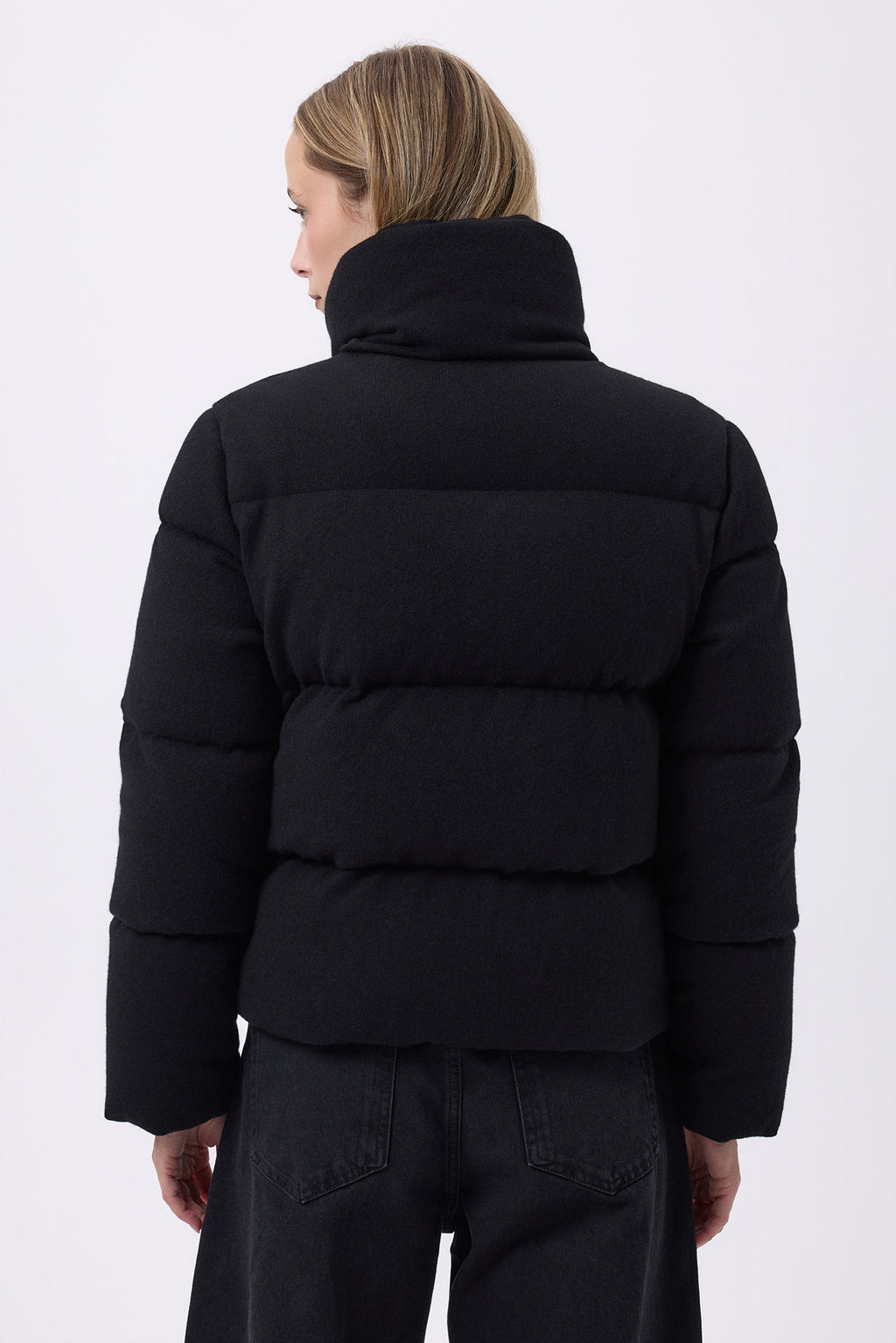 Daunenjacke mit langen Ärmeln Montaigne - Schwarz - Damen