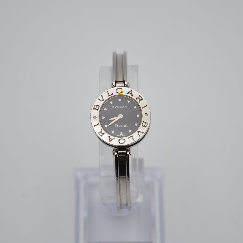 Montre Bulgari B.Zero1 Bz22S Acier Cadran Noir Bracelet Jonc