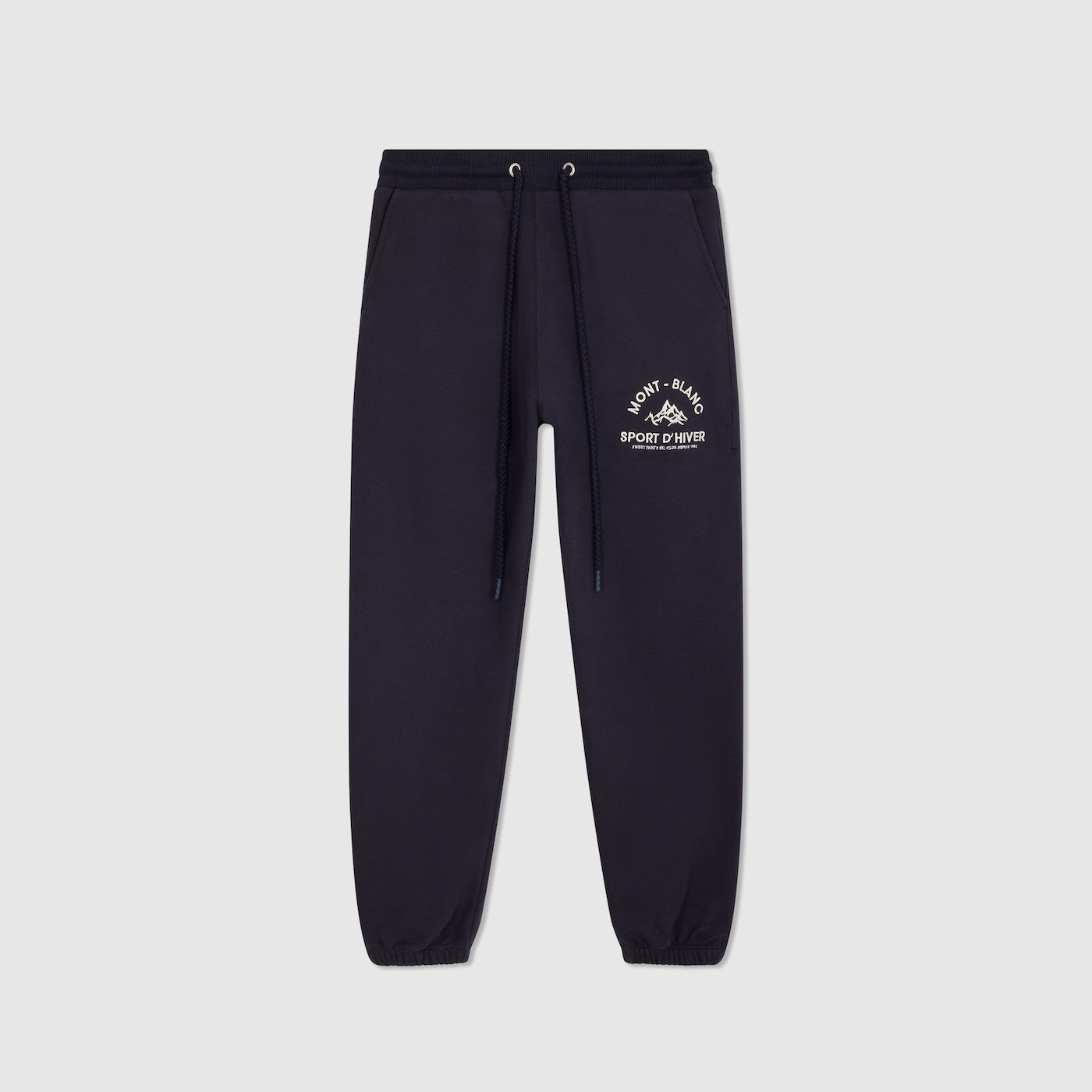 Pantalon Broderie Devant - Navy - Mixte