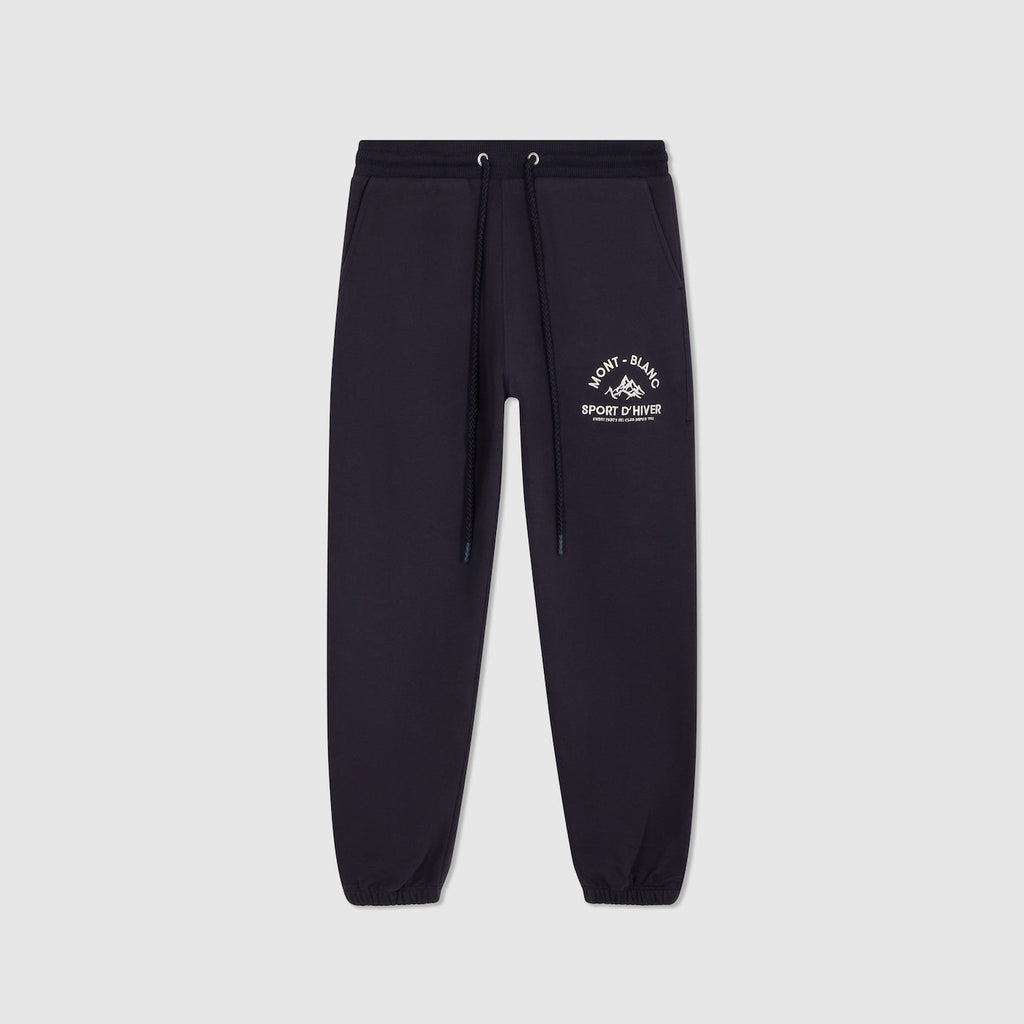Pantalon Broderie Devant - Navy - Mixte