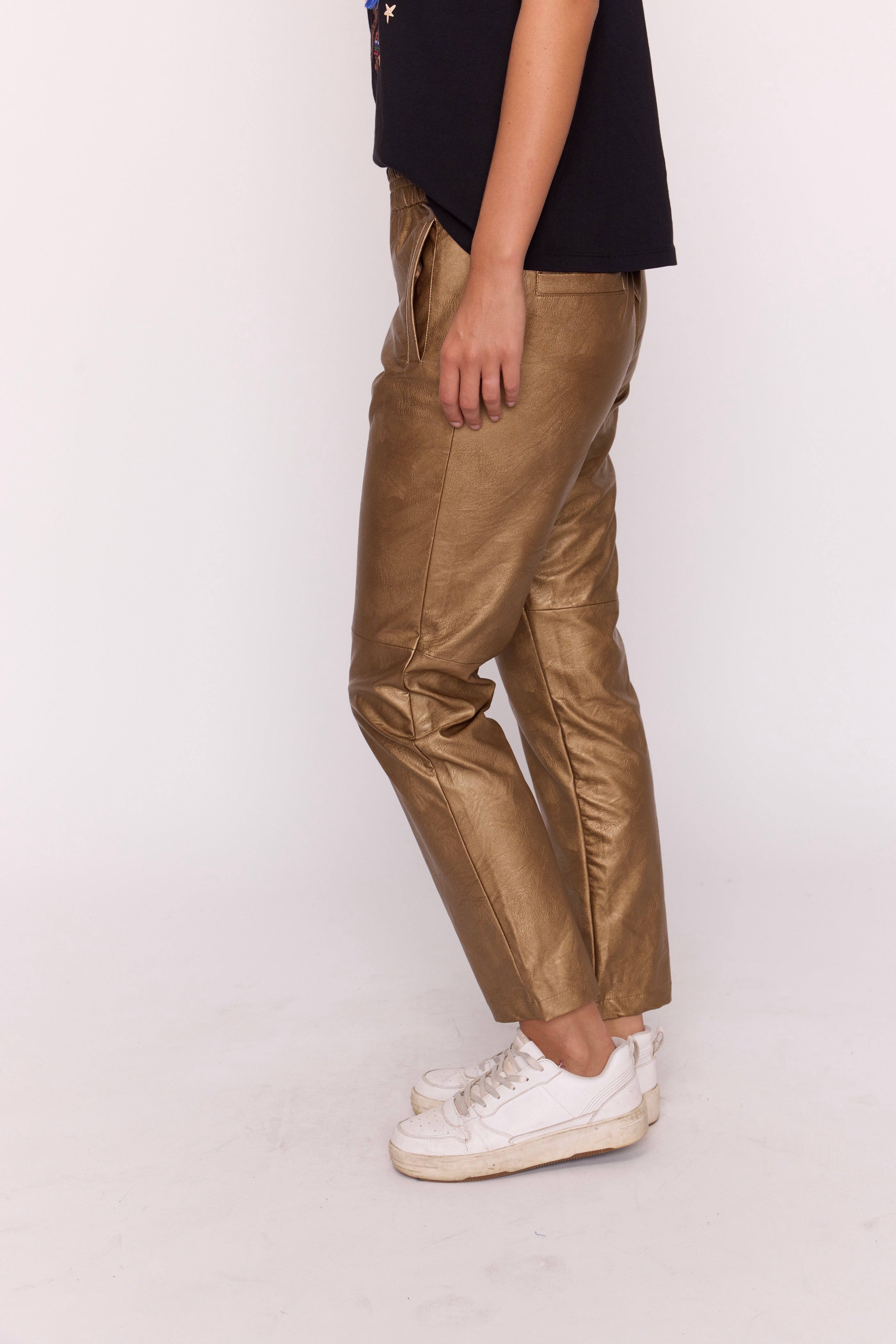 Moritzio Trousers - Gold
