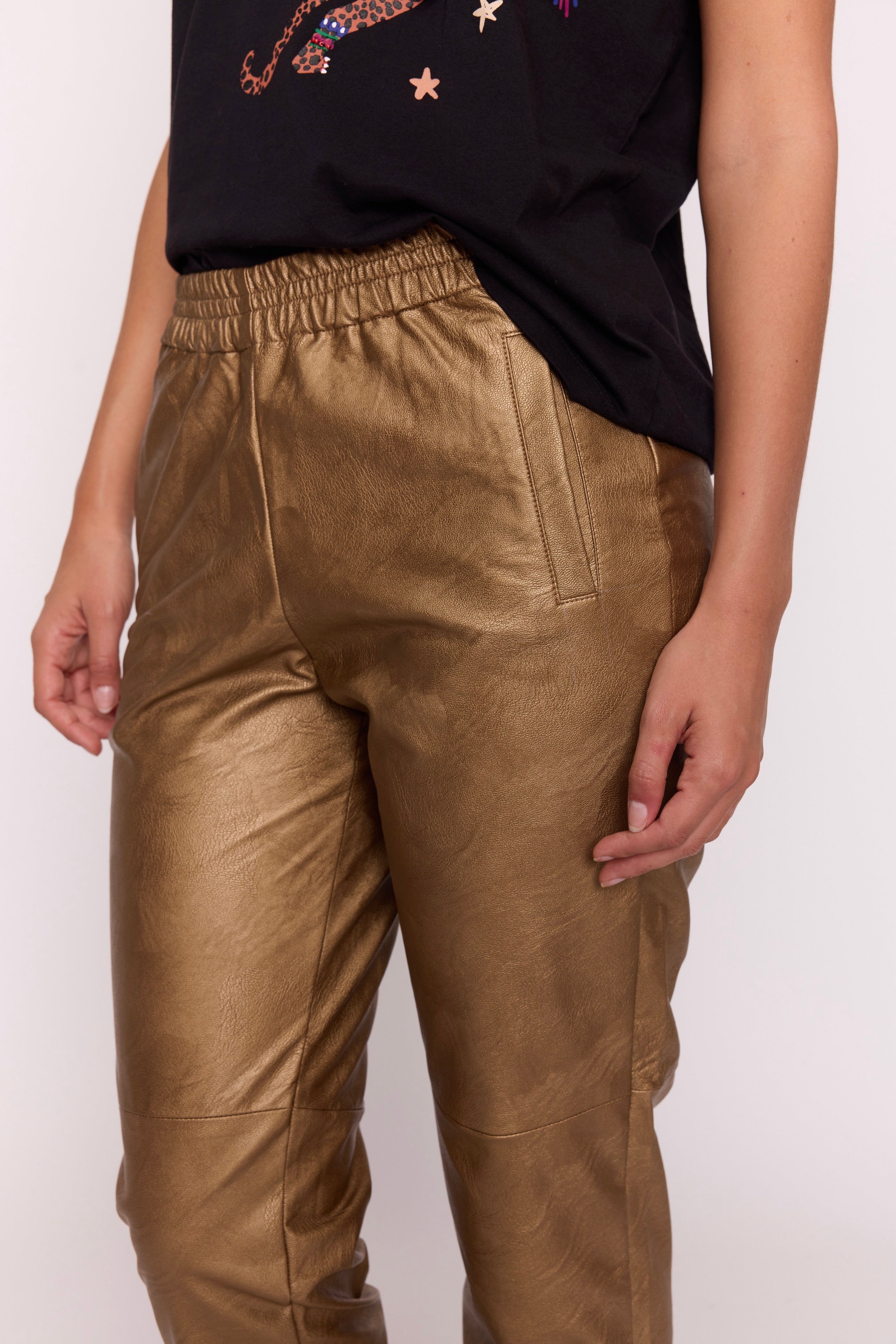 Moritzio Trousers - Gold