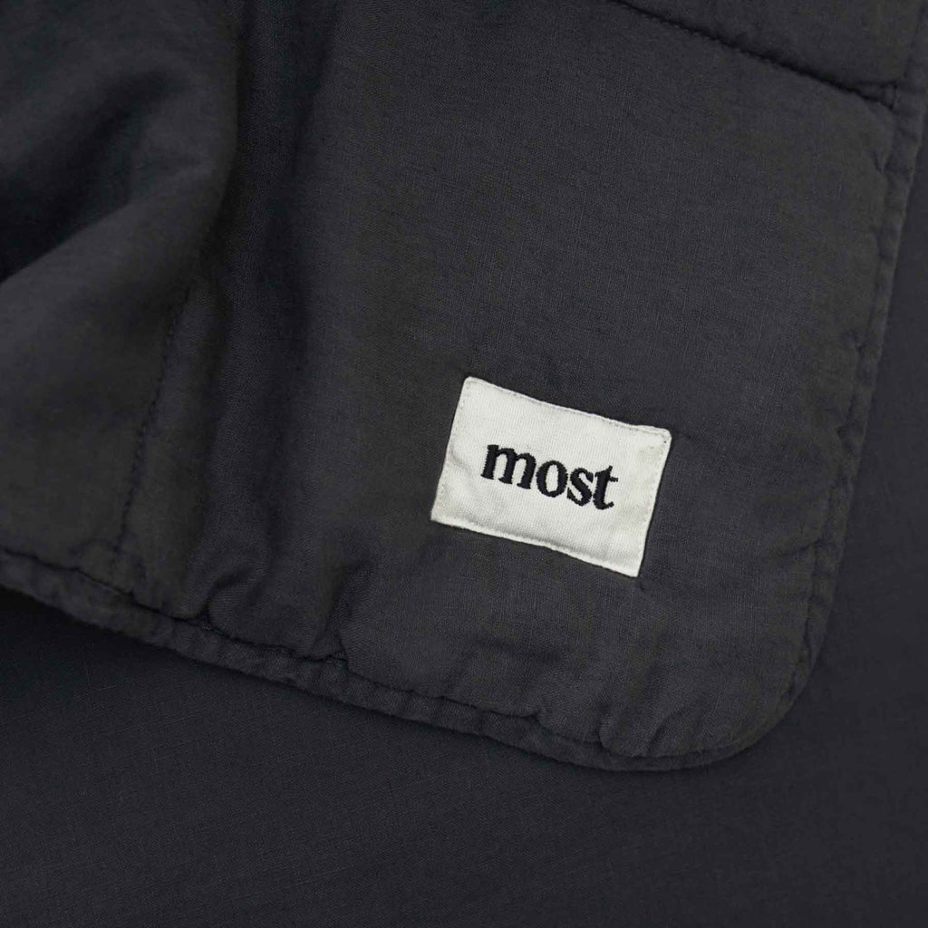 Washed Linen Comforter - Graphite Gray