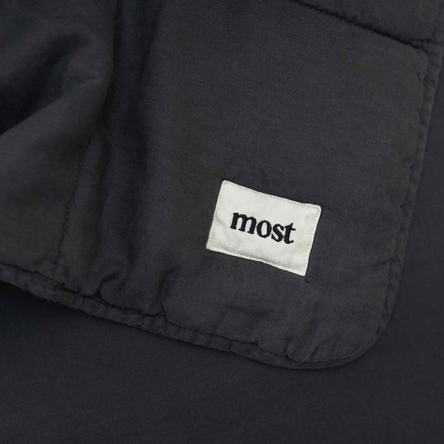 Washed Linen Comforter - Graphite Gray