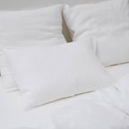 Portugal white washed linen pillowcase 190 grams high-end