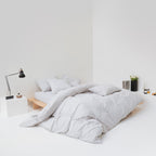 bed linen percale cotton lava egyptian cotton pebble gray maison most