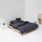 duvet cover 200x200 240x220 260x240 percale cotton lava egyptian cotton graphite gray most
