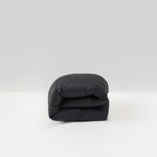 high-end duvet cover Egyptian cotton satin graphite gray most