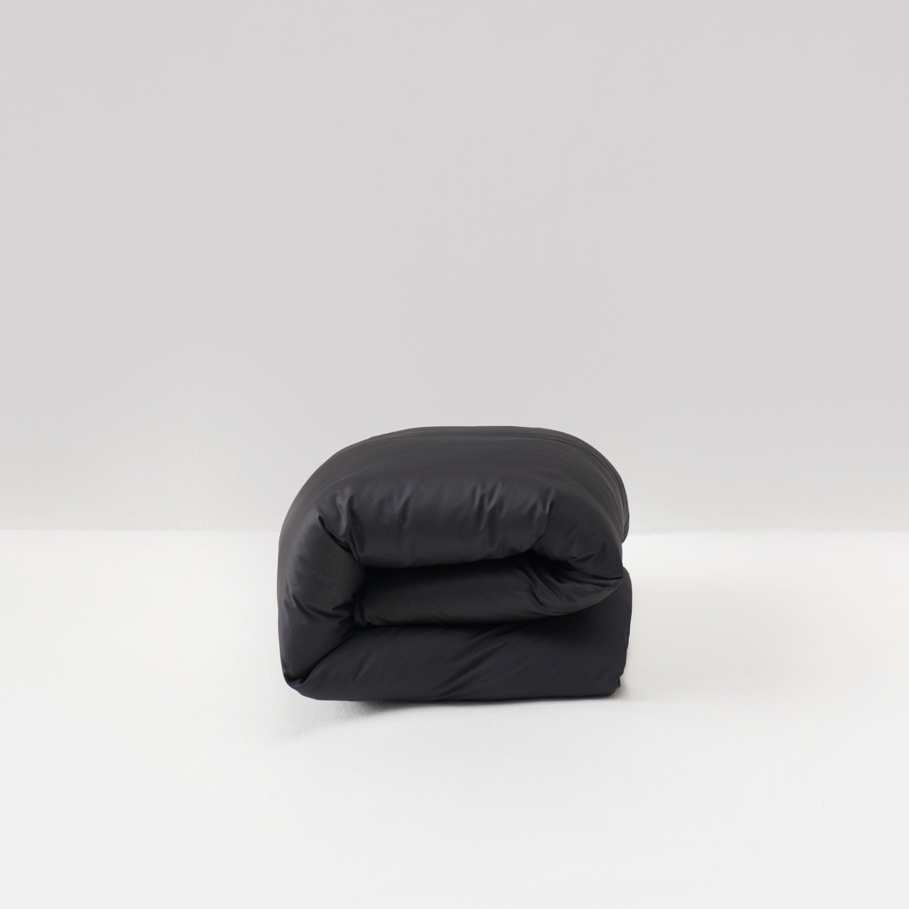 high-end duvet cover Egyptian cotton satin graphite gray most