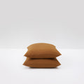 mocha brown washed linen pillowcase most