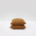 mocha brown washed linen pillowcase most