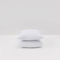2 Pillowcases - In 300 Thread Count Washed Cotton Percale - White