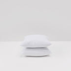 2 Pillowcases - In 300 Thread Count Washed Cotton Percale - White