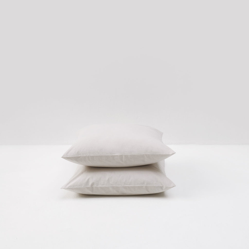 beige cotton percale pillowcase most egyptian cotton