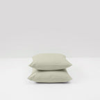 2 Pillowcases - In 300 Thread Count Washed Cotton Percale - Sage Green