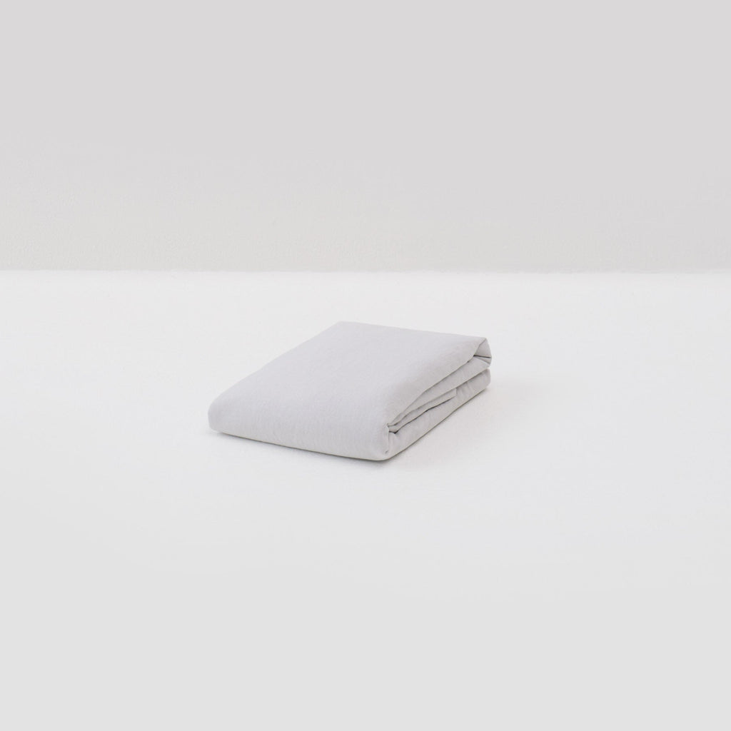 Flat Sheet - Washed Linen 190G/M² - Pebble Gray