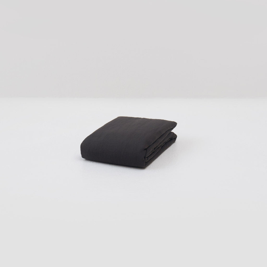 Flat Sheet - Washed Linen 190G/M² - Graphite Gray
