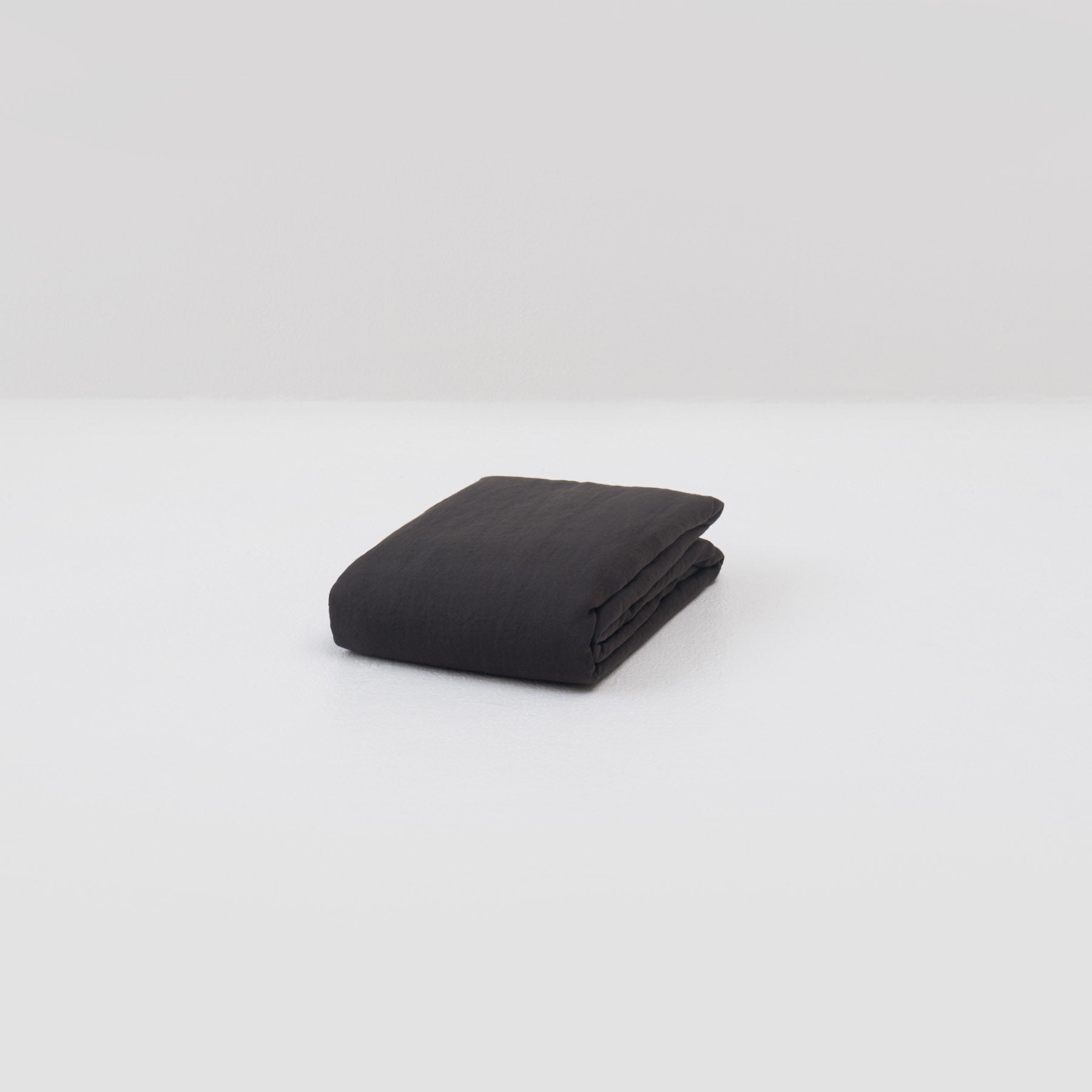 Fitted Sheet - Washed Linen 190G/M² - Graphite Gray