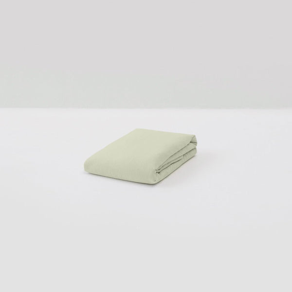 Drap Plat - En Lin Lavé 190G/M² - Vert Sauge