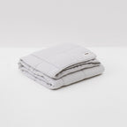 Washed Linen Comforter - Pebble Gray