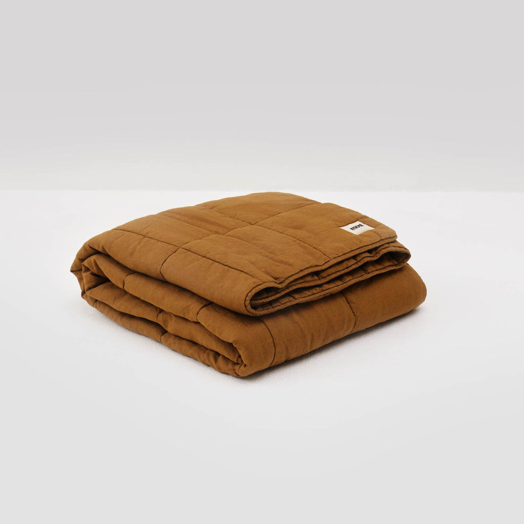 Washed Linen Comforter - Mocha