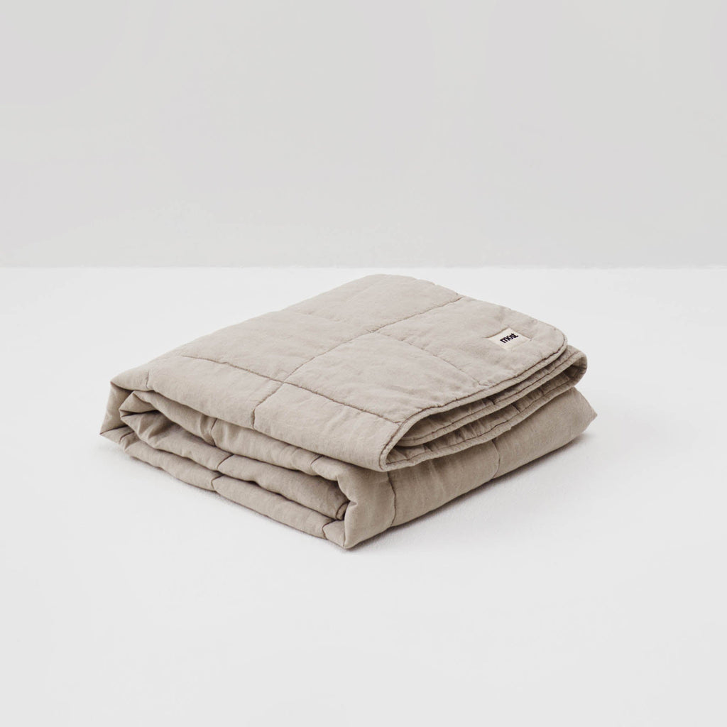 Washed Linen Comforter - Natural