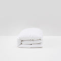 high-end duvet cover in white washed linen maison most
