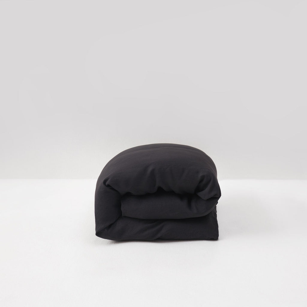 Duvet Cover - 190G/M² Washed Linen - Graphite Gray