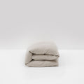 high-end duvet cover in natural washed linen maison most