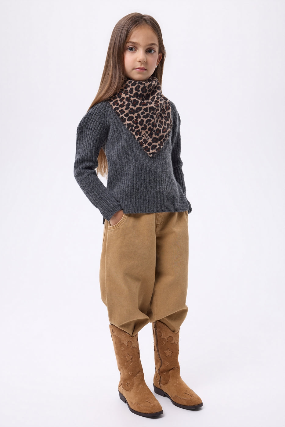 Bandana Leopard Moussa - Leopard - Enfant