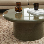Moxy - Coffee Table - Glossy Lacquered Finish - Olive Green