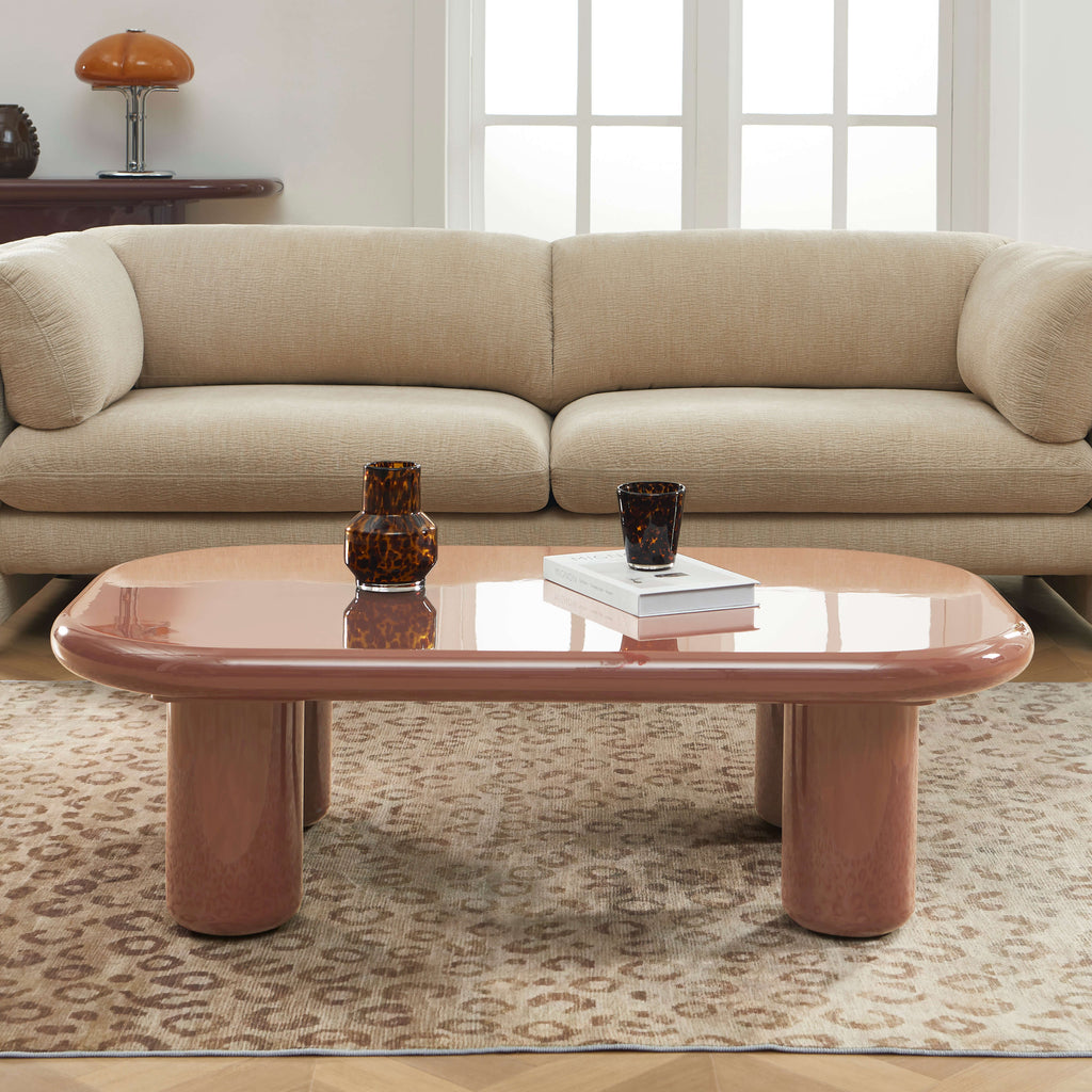 Moxy - Table Basse - Laqué - Moka
