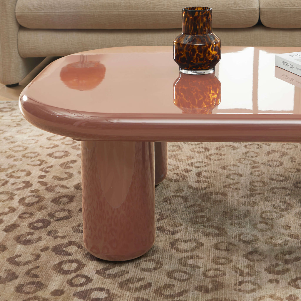 Moxy - Table Basse - Laqué - Moka