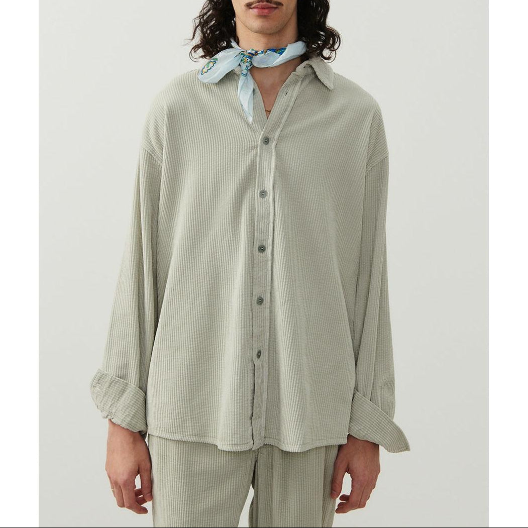 Camisa Recta Cuello Abotonado - Falaise Vintage - Hombre