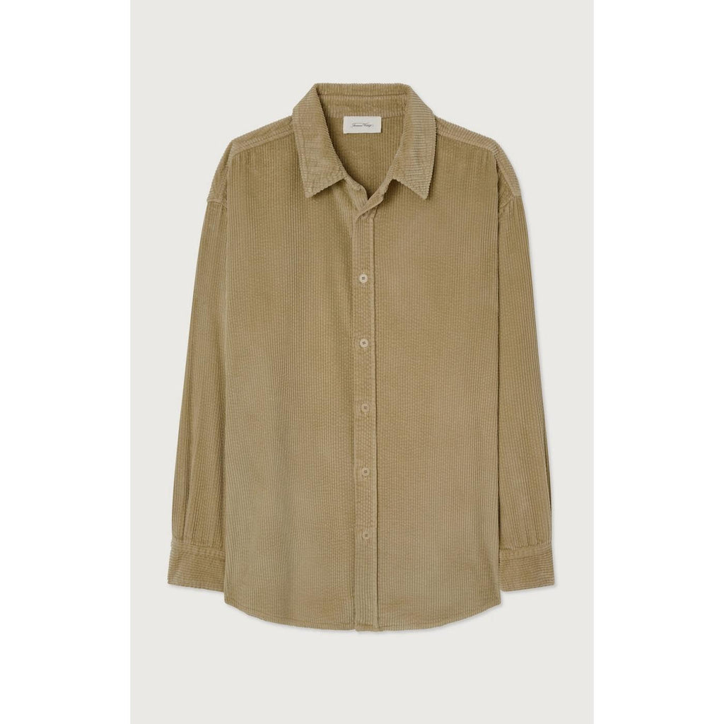 Camisa recta con cuello abotonado - Avena vintage - Hombre