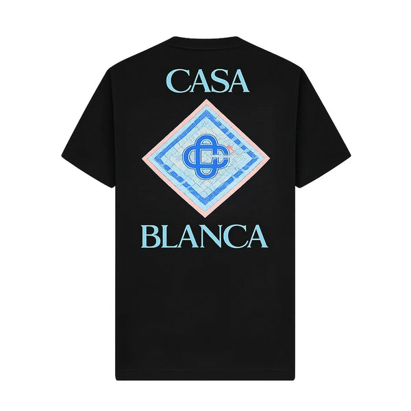 T-shirt Casablanca Pool – czarny