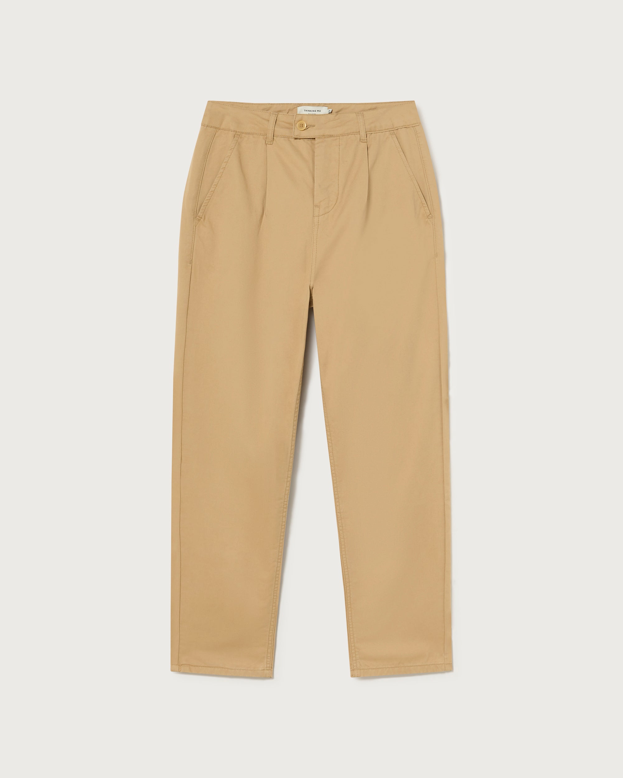 Wotan sostenible camel pants - silhouette 1