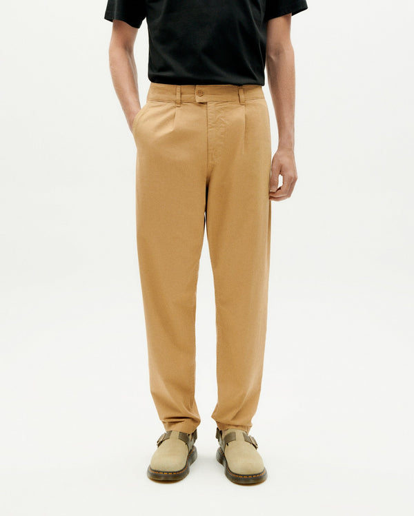 Wotan sostenible camel pants -1