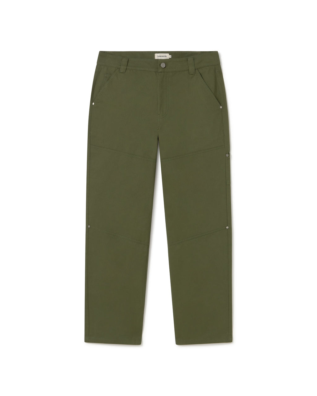 Owen sustainable green trousers - silhouette 1