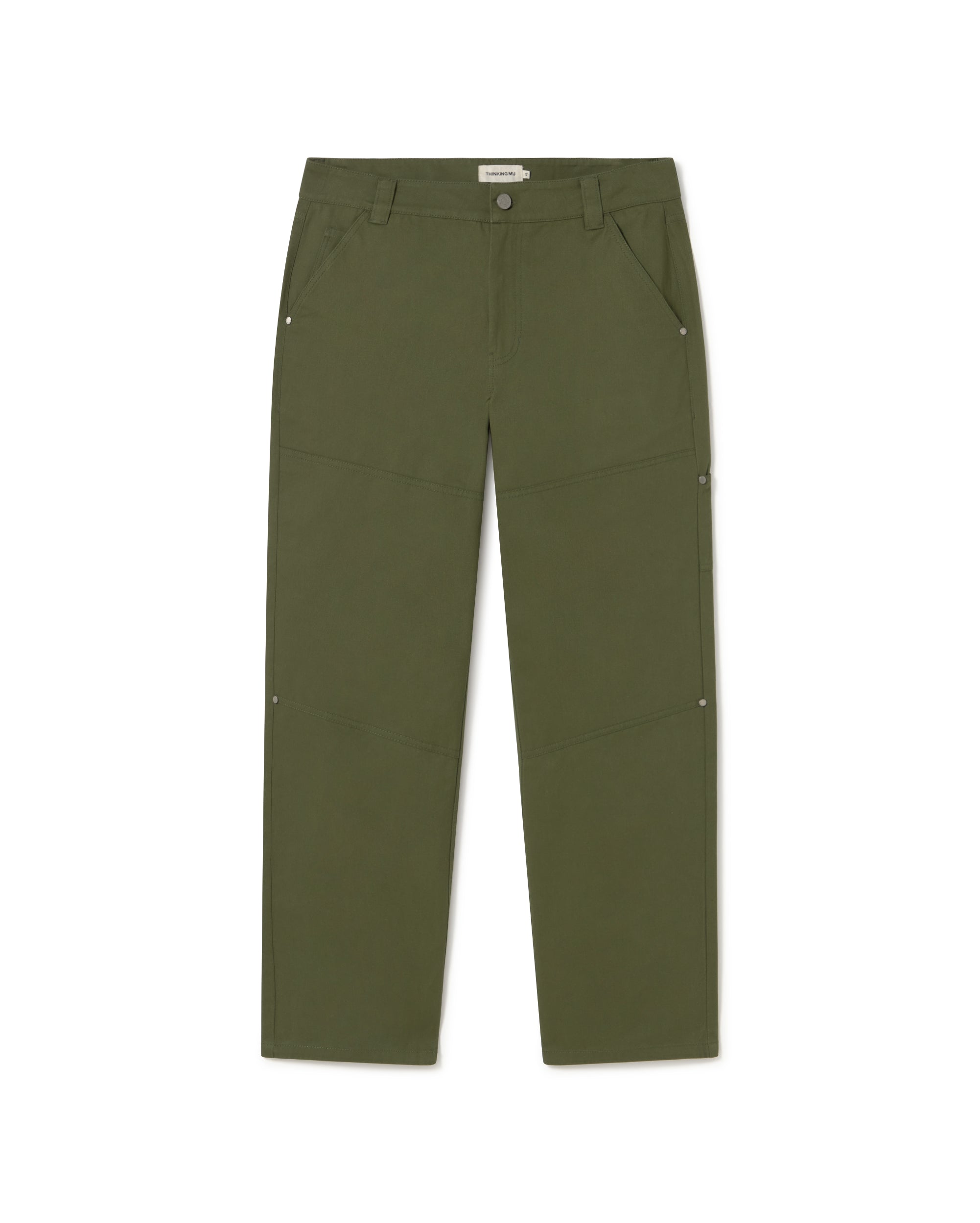 Owen sustainable green trousers - silhouette 1