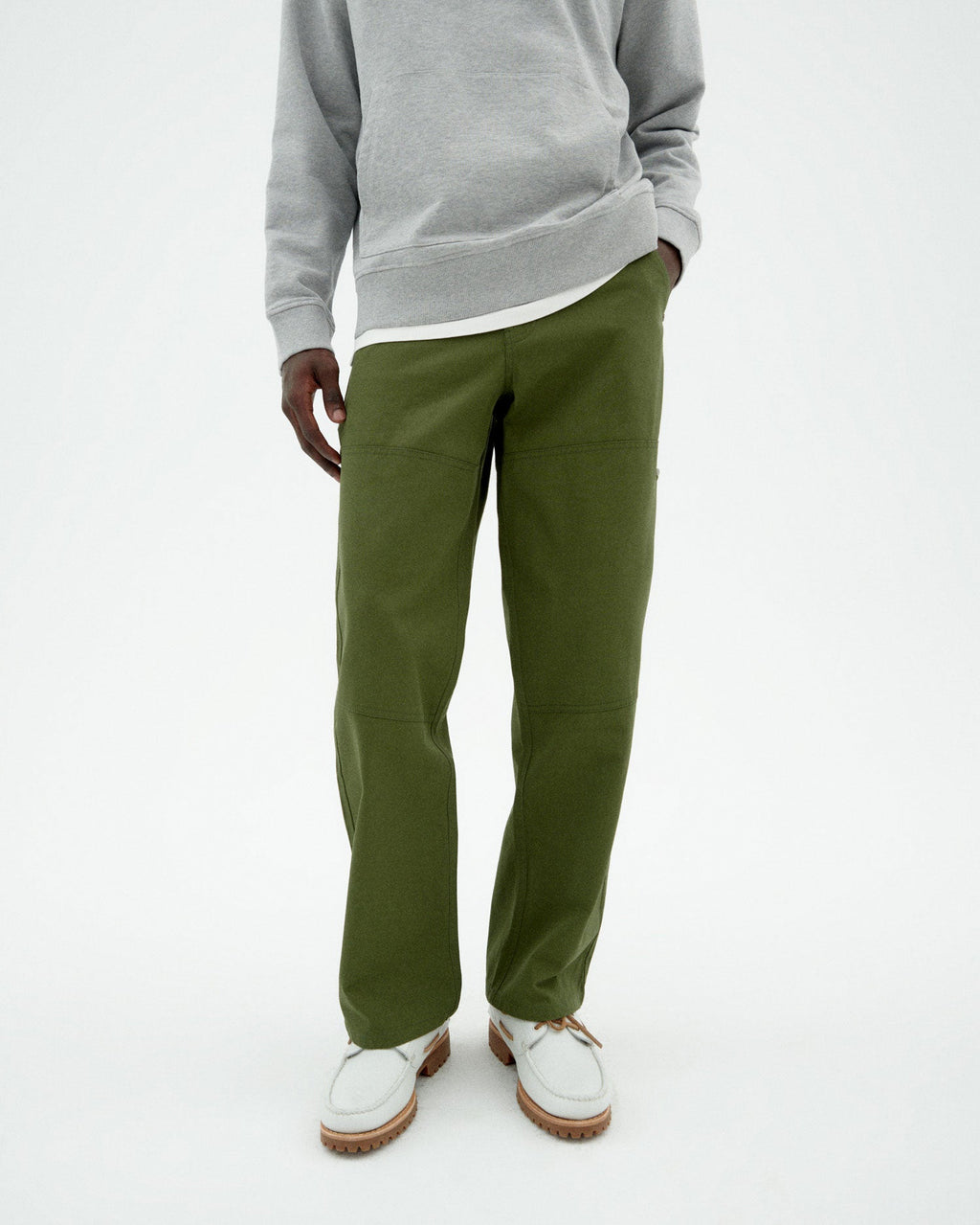 Owen sustainable green trousers-1