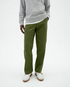Owen sustainable green trousers-1
