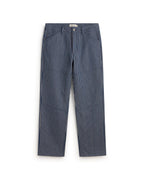 Pantalón recto rayas tinte natural Stan sostenible silueta - 1