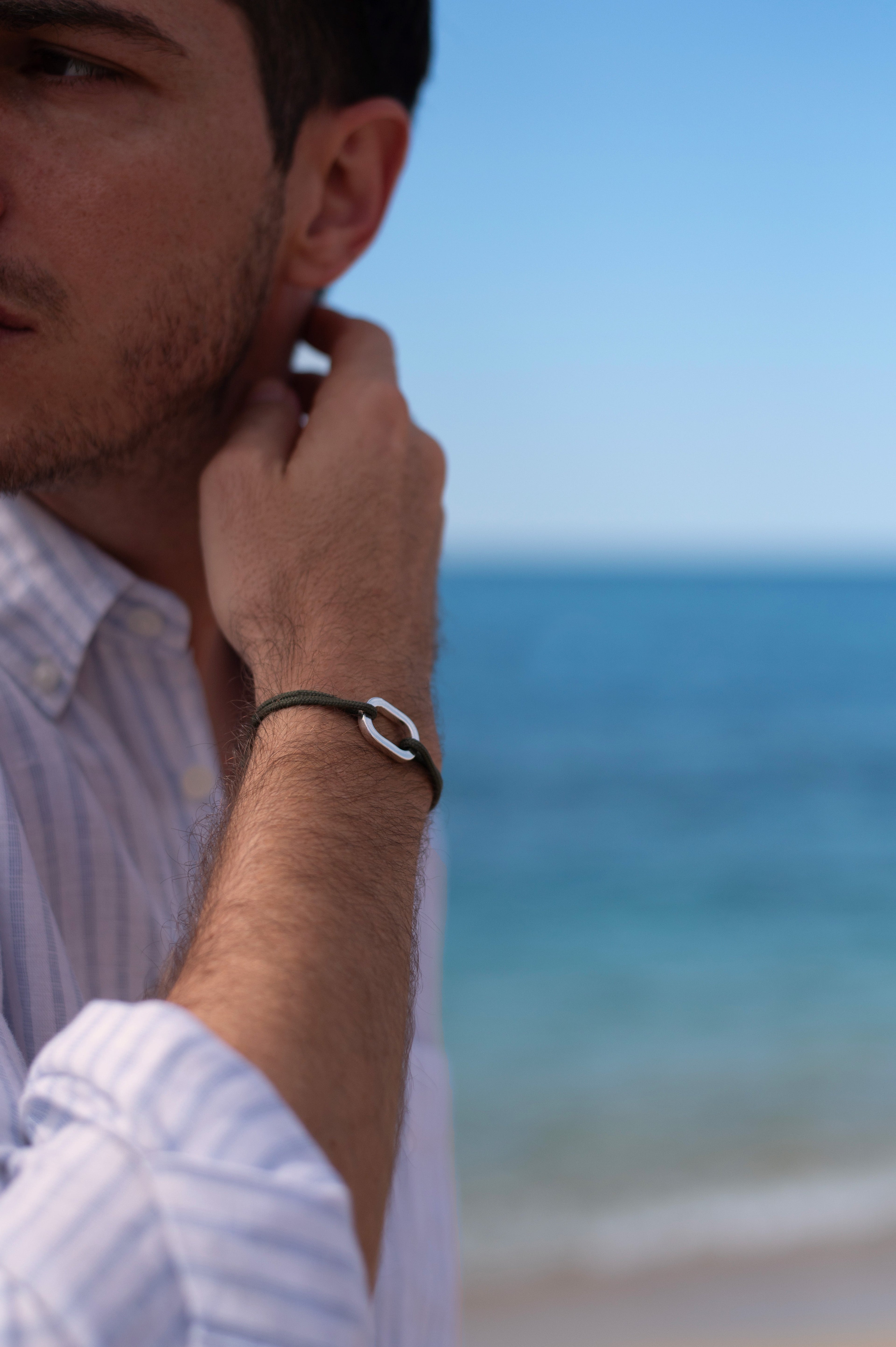 Bracelet Glisse - Noir & Blanc