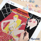 Peinture Par Numéros - Affiche Moulin Rouge - Music Hall Gesmar Programme