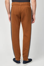 Collegiate Track Pants - White/Cadmium - Men's