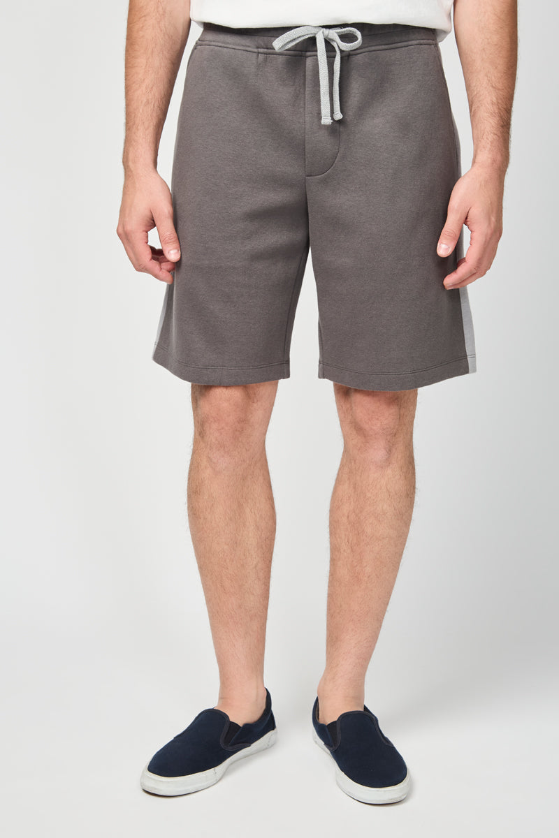 Short En Tricot Double Recyclé - Camouflage/Argent - Homme