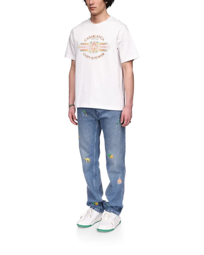 T-Shirt Unity Is Power - Blanc