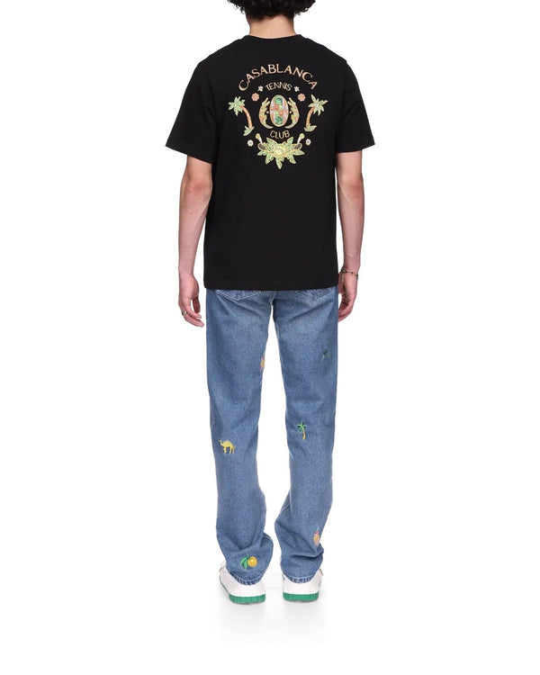 T-Shirt Joyaux D'Afrique Tennis Club - Noir